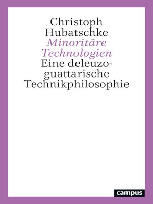 cover image of Minoritäre Technologien